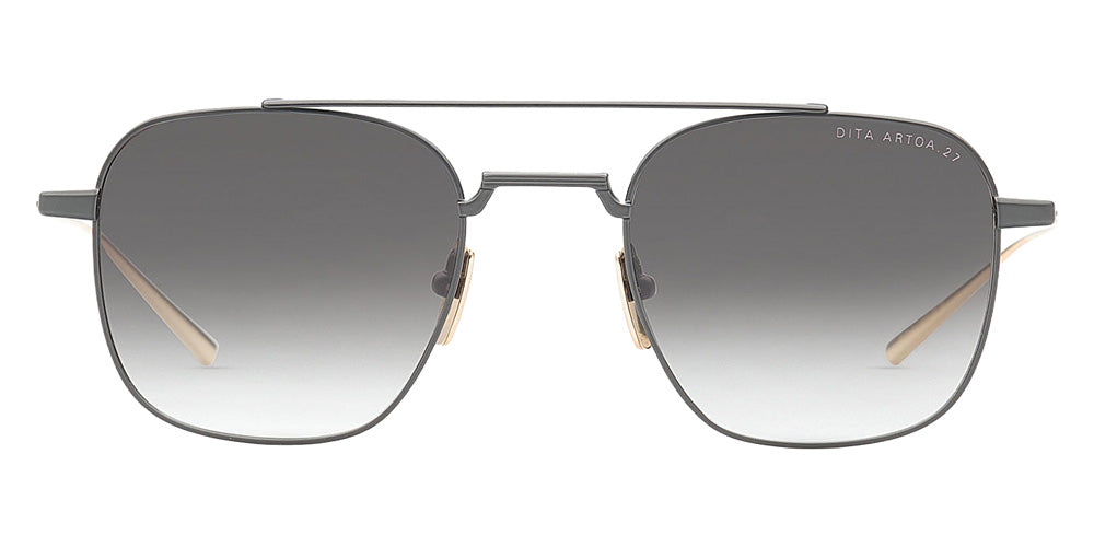 Dita® ARTOA.27 Sunglasses DT DTS163-A-02 50 - Black Iron/White Gold