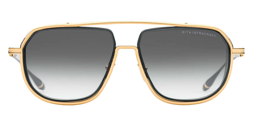 Dita® INTRACRAFT Sunglasses DT DTS165-A-01 59 - Yellow Gold/Black Iron