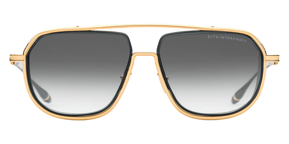 Dita® INTRACRAFT Sunglasses DT DTS165-A-01 59 - Yellow Gold/Black Iron