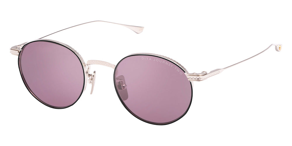 Dita® JOURNEY-TWO Sunglasses DT DTS168-A-01 49 - Silver-Black
