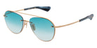 Dita® SYSTOIC-ONE Sunglasses DT DTS175-A-03 59 - Matte White Gold/Nautilus Blue Swirl