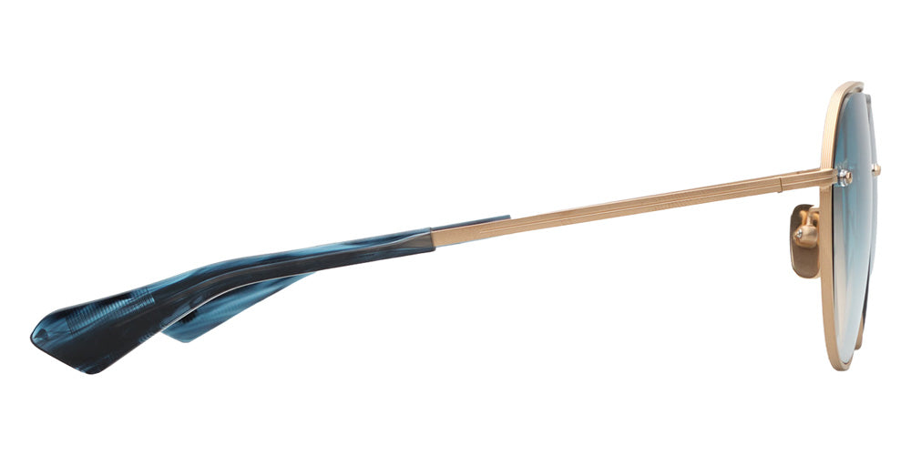 Dita® SYSTOIC-ONE Sunglasses DT DTS175-A-03 59 - Matte White Gold/Nautilus Blue Swirl
