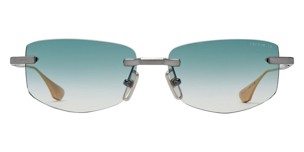 Dita® TRYSIM.75 Sunglasses DT DTS182-A-03 56 - Antique Silver/White Gold
