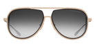 Dita® OUTRCRAFT Sunglasses DT DTS188-A-01 59 - White Gold/Black Iron