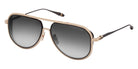 Dita® OUTRCRAFT Sunglasses DT DTS188-A-01 59 - White Gold/Black Iron