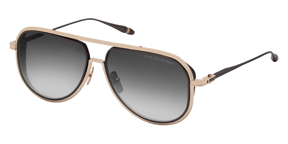 Dita® OUTRCRAFT Sunglasses DT DTS188-A-01 59 - White Gold/Black Iron