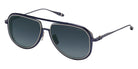 Dita® OUTRCRAFT Sunglasses DT DTS188-A-03 59 - Future Dusk Blue/Antique Silver