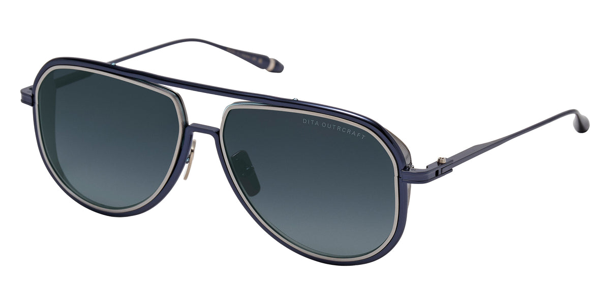 Dita® OUTRCRAFT Sunglasses DT DTS188-A-03 59 - Future Dusk Blue/Antique Silver
