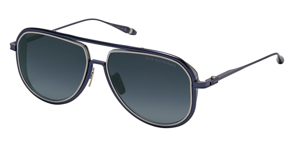 Dita® OUTRCRAFT Sunglasses DT DTS188-A-03 59 - Future Dusk Blue/Antique Silver