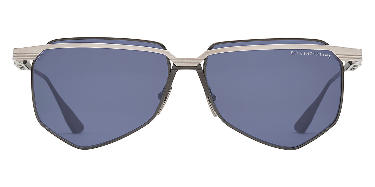 Dita® INTERLINE Sunglasses DT DTS194-A-03 60 - Antique Silver/Black Iron