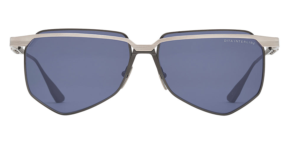 Dita® INTERLINE Sunglasses DT DTS194-A-03 60 - Antique Silver/Black Iron