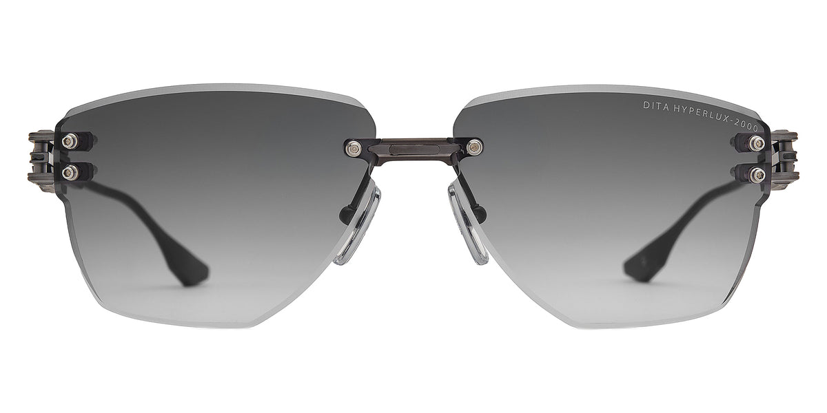 Dita® HYPERLUX-2000 Sunglasses DT DTS197-A-01 58 - Black Iron/Black
