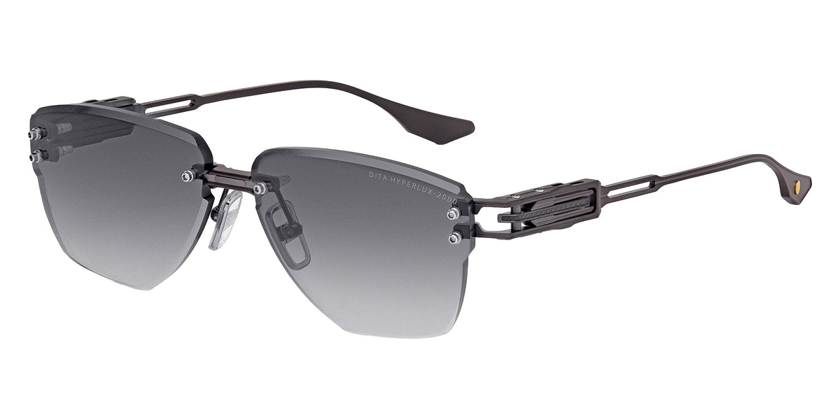 Dita® HYPERLUX-2000 Sunglasses DT DTS197-A-01 58 - Black Iron/Black