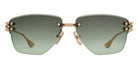 Dita® HYPERLUX-2000 Sunglasses DT DTS197-A-02 58 - White Gold/Green/Brushed White Gold