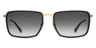 Dita® ALLUVIAN Sunglasses DT DTS201-A-01 54 - Black/White Gold