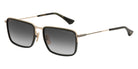 Dita® ALLUVIAN Sunglasses DT DTS201-A-01 54 - Black/White Gold