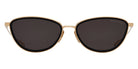 Dita® VOUNA Sunglasses DT DTS203-A-01 53 - White Gold/Black Glass