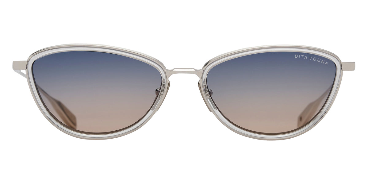 Dita® VOUNA Sunglasses DT DTS203-A-03 53 - Silver/Crystal Clear