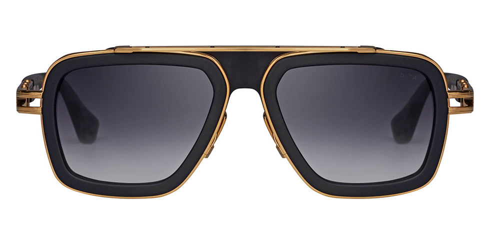 Dita® LXN-EVO Sunglasses DT DTS403-A-01 54 - Matte Black/Yellow Gold