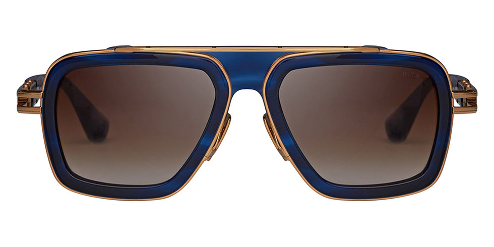 Dita® LXN-EVO Sunglasses DT DTS403-A-03 54 - Blue Swirl/Yellow Gold