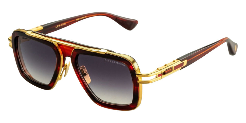 Dita® LXN-EVO Sunglasses DT DTS403-A-04 54 - Sienna Blaze/Yellow Gold