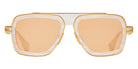 Dita® LXN-EVO Sunglasses DT DTS403-A-06 54 - White Swirl/Yellow Gold