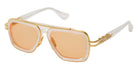 Dita® LXN-EVO Sunglasses DT DTS403-A-06 54 - White Swirl/Yellow Gold