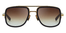 Dita® MACH-S Sunglasses DT DTS412-A-01 54 - Yellow Gold/Matte Black