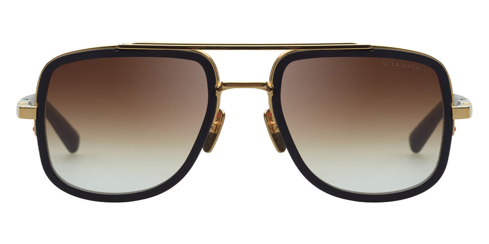 Dita® MACH-S Sunglasses DT DTS412-A-01 54 - Yellow Gold/Matte Black