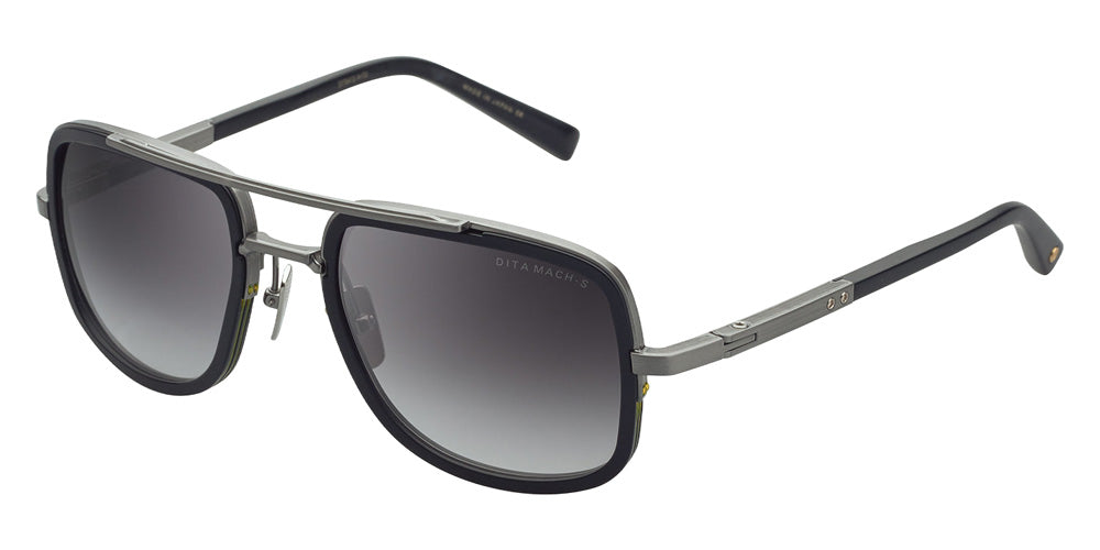 Dita® MACH-S Sunglasses DT DTS412-A-02 54 - Antique Silver/Matte Black