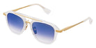 Dita® TERRACRAFT Sunglasses DT DTS416-A-02 52 - White Swirl/Yellow Gold