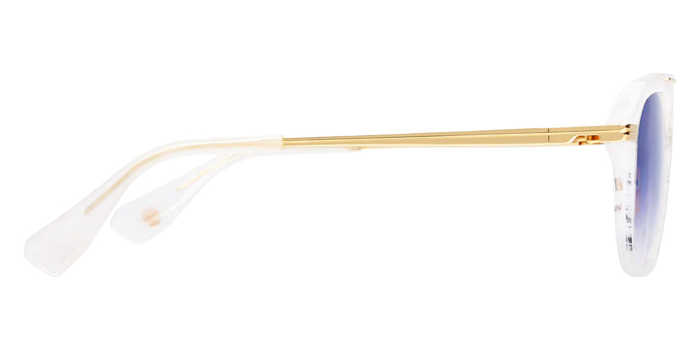 Dita® TERRACRAFT Sunglasses DT DTS416-A-02 52 - White Swirl/Yellow Gold