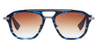Dita® TERRACRAFT Sunglasses DT DTS416-A-03 52 - Nautilus Blue Swirl/Yellow Gold