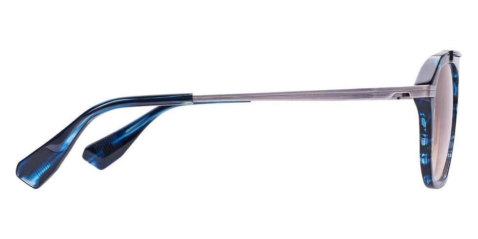 Dita® TERRACRAFT Sunglasses DT DTS416-A-03 52 - Nautilus Blue Swirl/Yellow Gold
