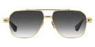 Dita® KUDRU Sunglasses DT DTS436-A-01 61 - Yellow Gold/Antique Silver