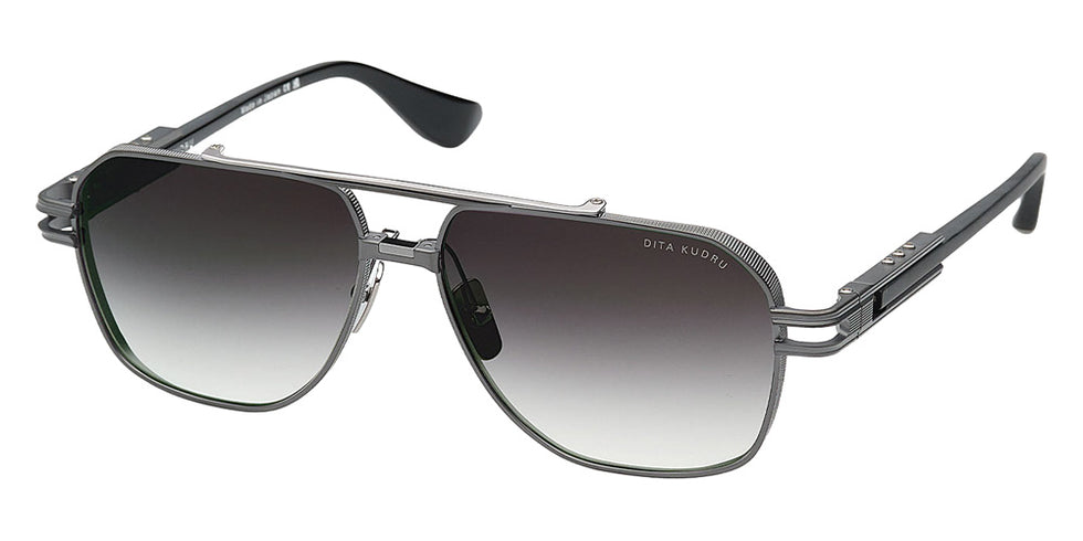 Dita® KUDRU Sunglasses DT DTS436-A-02 61 - Black Iron/Black Palladium