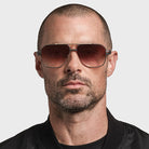 Dita® KUDRU Sunglasses DT DTS436-A-03 61 - Black Iron/Yellow Gold