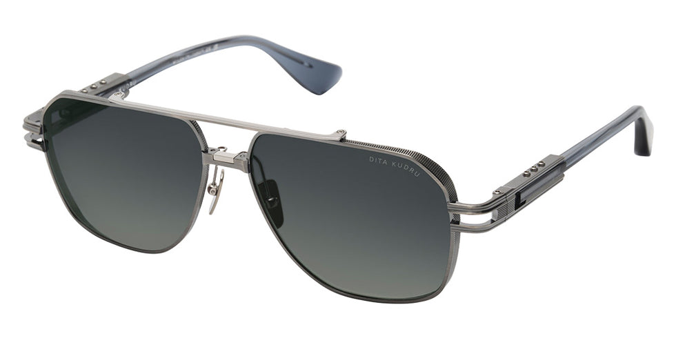 Dita® KUDRU Sunglasses DT DTS436-A-04 61 - Antique Silver/Night Sky