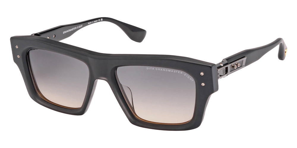 Dita® GRANDMASTER-EIGHT Sunglasses DT DTS458-A-01 54 - Black/Antique Silver