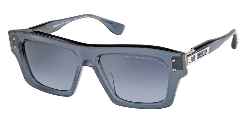 Dita® GRANDMASTER-EIGHT Sunglasses DT DTS458-A-03 54 - Night Sky/Silver