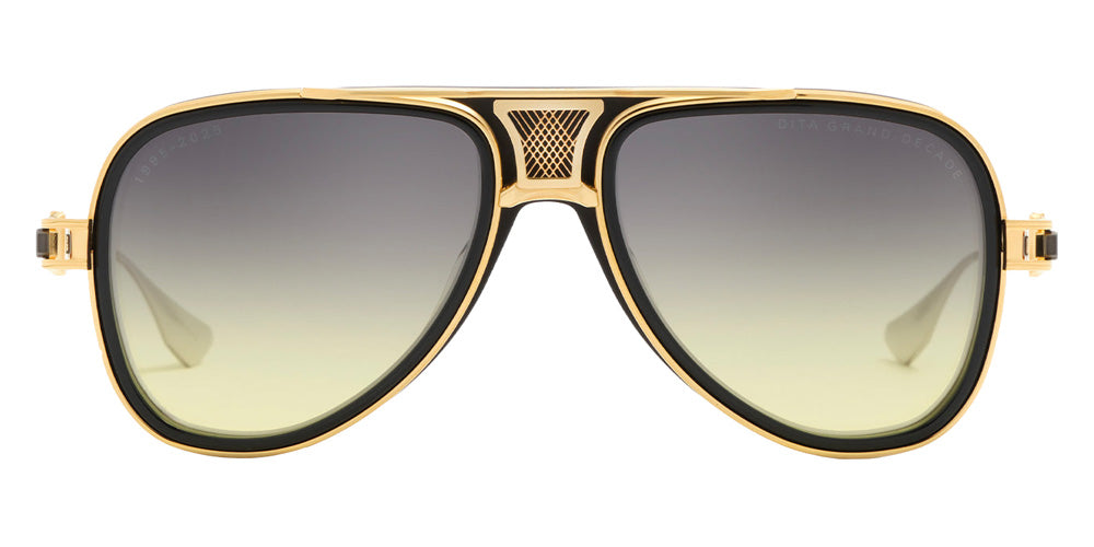 Dita® GRAND-DECADE Sunglasses DT DTS460-A-01 56 - Black/Yellow Gold