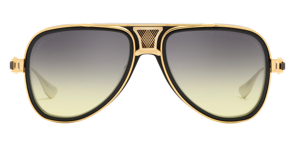 Dita® GRAND-DECADE Sunglasses DT DTS460-A-01 56 - Black/Yellow Gold