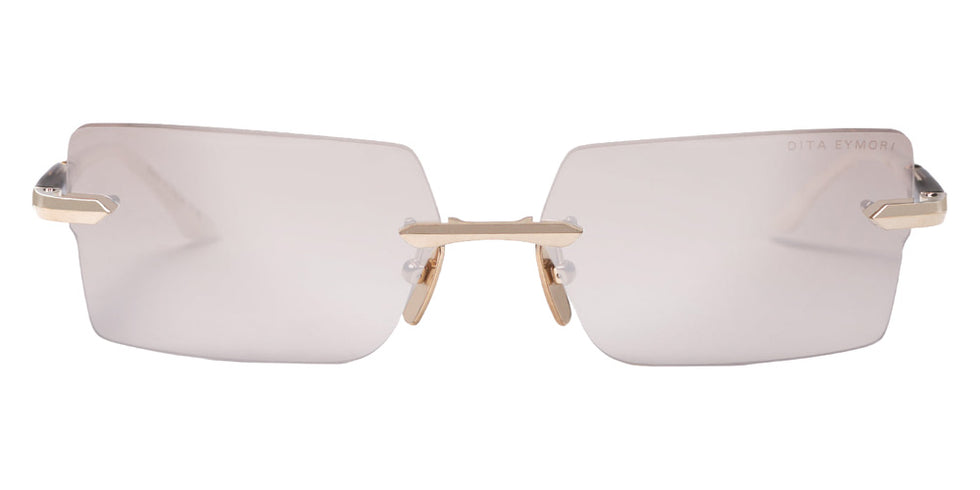 Dita® EYMORI Sunglasses DT DTS462-A-01 57 - White Gold/Golden Timber