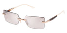 Dita® EYMORI Sunglasses DT DTS462-A-01 57 - White Gold/Golden Timber