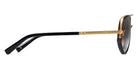 Dita® MACH-X Sunglasses DT DTS463-A-01 55 - Black Glass/Matte Yellow Gold