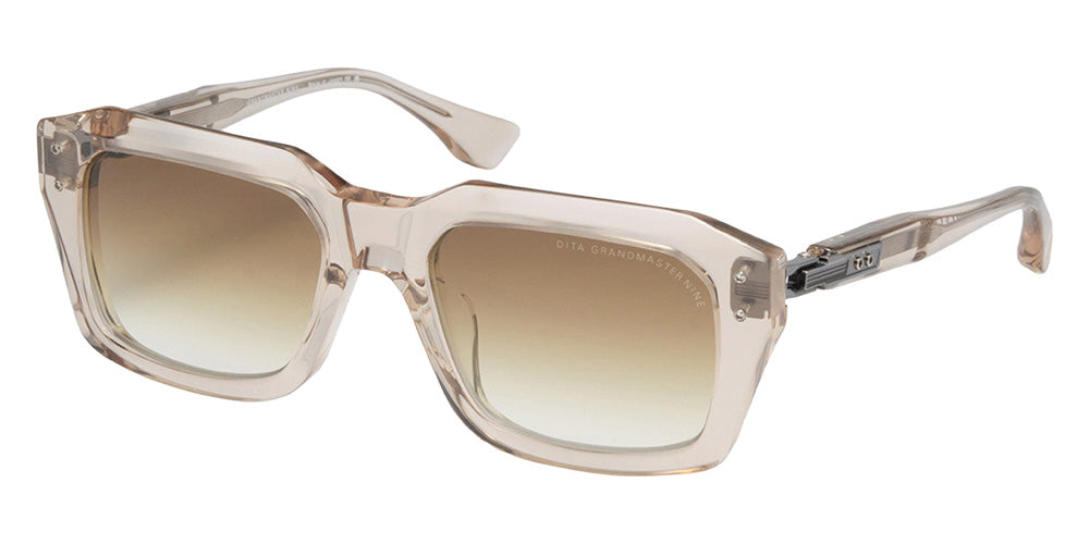 Dita® GRANDMASTER-NINE Sunglasses DT DTS464-A-02 54 - Khaki Crystal/Antique Silver