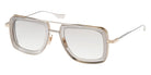 Dita® DUBSIGNAL Sunglasses DT DTS465-A-02RO 52 - White Gold/Grey Crystal