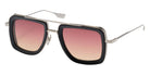 Dita® DUBSIGNAL Sunglasses DT DTS465-A-03RO 52 - Raw Titanium/Matte Black
