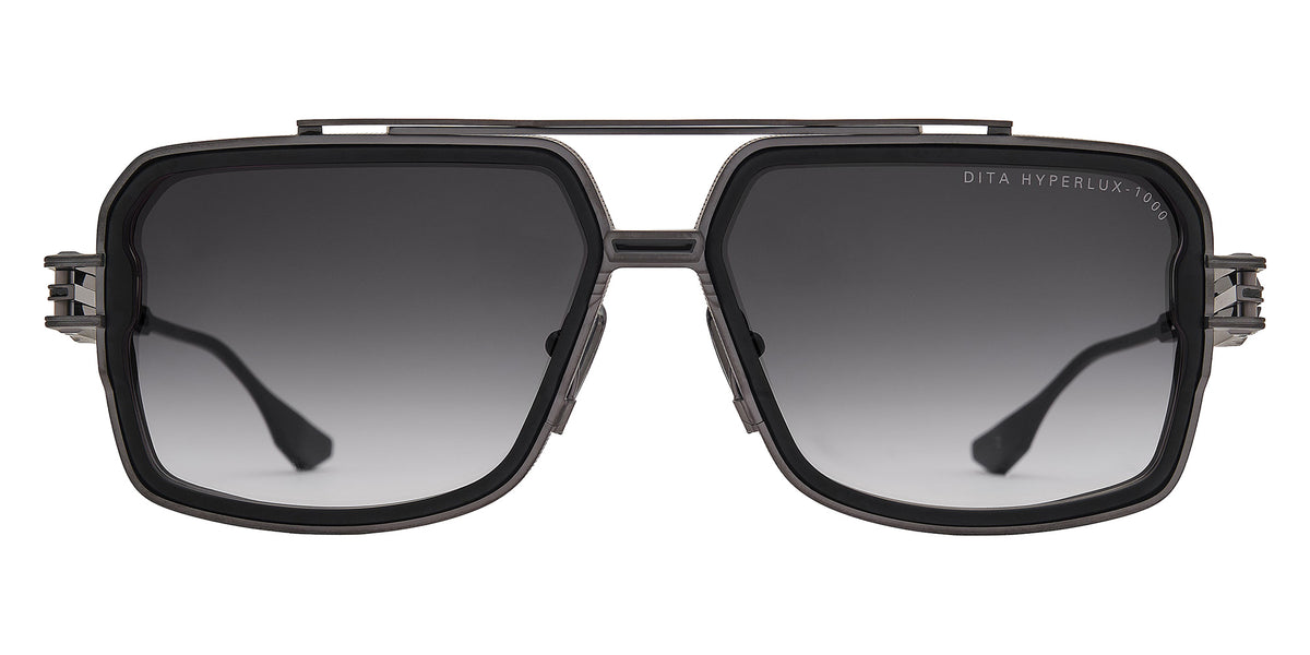 Dita® HYPERLUX-1000 Sunglasses DT DTS470-A-01 58 - Matte Black/Black Iron