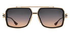 Dita® HYPERLUX-1000 Sunglasses DT DTS470-A-02 58 - Matte Black/White Gold/Black Iron